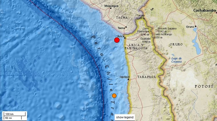 Zona norte de Chile.