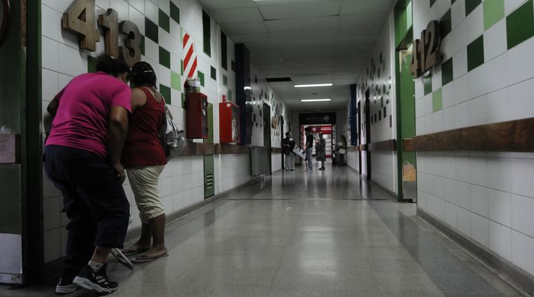 Giménez permanecía internado en el Hospital Central. Foto: MDZOL