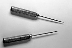 Instrumentos para lobotomías que alguna vez le pertenecieron a Walter Freeman. (Fuente: WELLCOME COLLECTION)