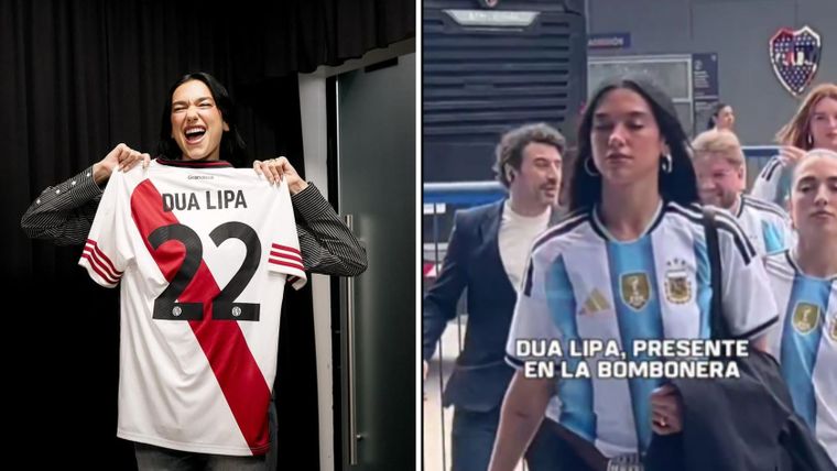 Dua Lipa se sumó al fanatismo futbolístico. Créditos: Instagram / Captura