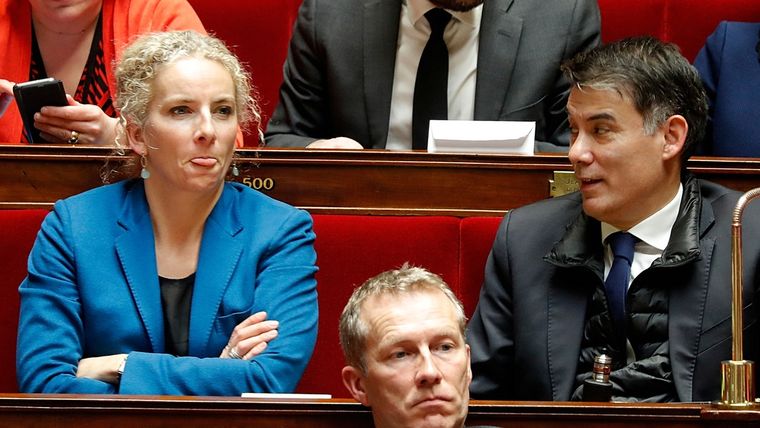 Delphine Batho en la Asamblea Nacional de Francia en París.