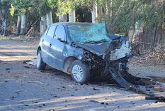 Así quedó el vehículo involucra en el fatal choque Foto: Prensa Ministerio de Seguridad Así quedó el vehículo involucra en el fatal choque Foto: Prensa Ministerio de Seguridad