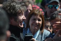 Patricia Bullrich apoyó el discurso de Javier Milei. Foto: Presidencia