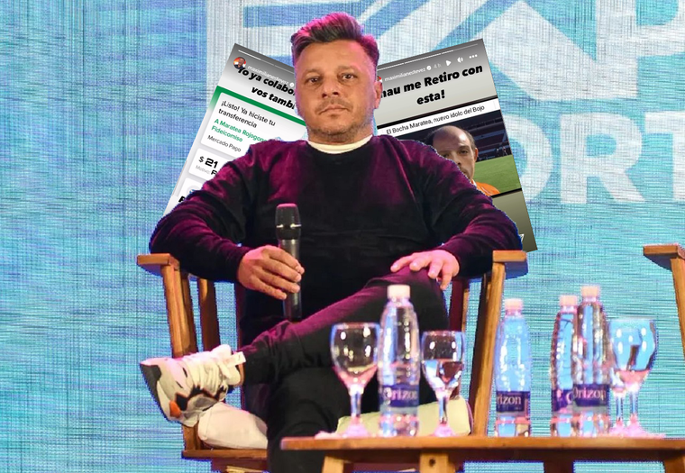 El exjugador de Racing aprovechó para chicanear al Rojo.