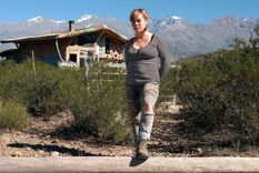 Ludmila Donoso, habitante permanente y sensible de Potrerillos. Foto: Ulises Naranjo