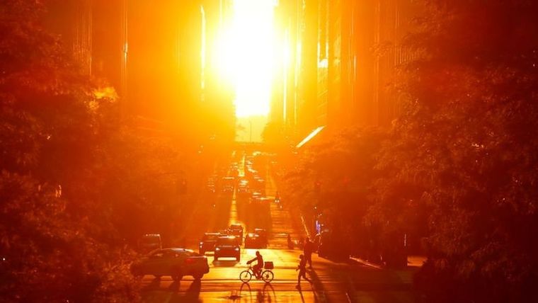 La vista desde la calle 42 en Manhattan. Foto: GETTY IMAGES