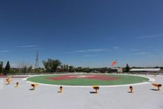 el hospital schestakow ya tiene habilitado su helipuerto