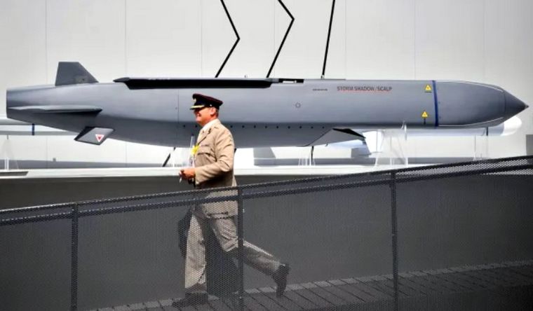 misil de largo alcance Storm Shadow El misil Storm Shadow llegó a Ucrania desde Reino Unido. Foto: Afp.