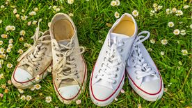 Consejos para lavar zapatillas blancas Foto: Shutterstock Consejos para lavar zapatillas blancas Foto: Shutterstock