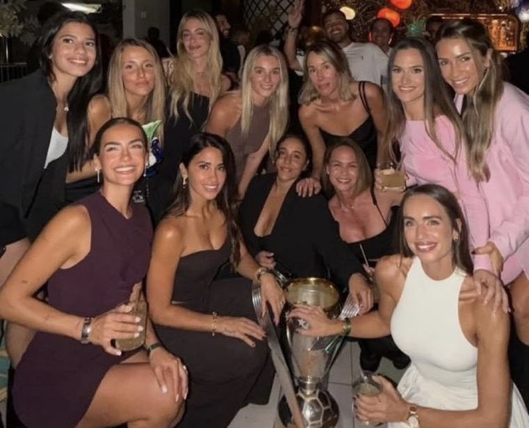 Las novias y esposas de los jugadores del Inter Miami, de festejo, con Tini y Antonela presentes.&nbsp;