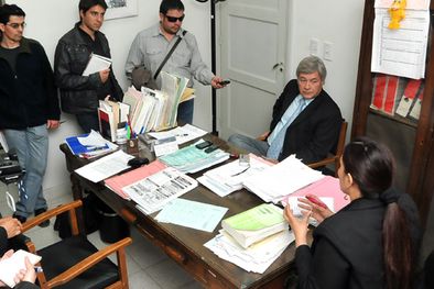 MDZol | Jamsech recibió en su despacho a los periodistas. Foto: Mediamza.com