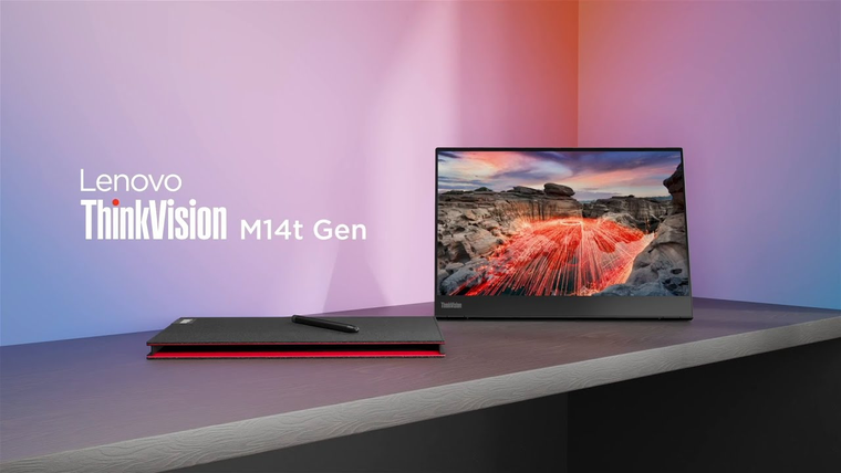 ThinkVision M14t Gen 2 Mobile Monitor. ThinkVision M14t Gen 2 Mobile Monitor.