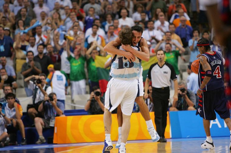 A 20 años de la gesta: Argentina eliminó a Estados Unidos en unos Juegos Olímpicos. Foto: archivo