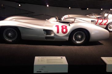 El mítico W196 en el Museo Mercedes-Benz en Stuttgart, Alemania.