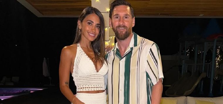 El look de Antonela y Lionel para una cena romántica.