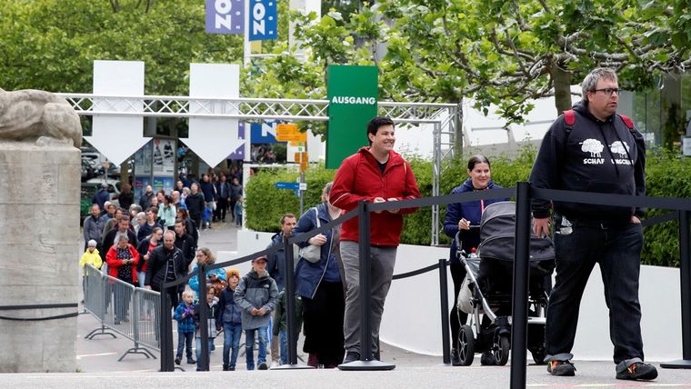 Zona de acceso a un zoológico en Zúrich, Suiza, el 6 de junio de 2020.