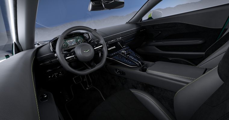 Interior del deportivo de Aston Martin Foto: Aston Martin