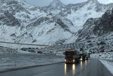 El túnel internacional Cristo Redentor se encuentra cerrado. Foto: Felicitas Oyhenart