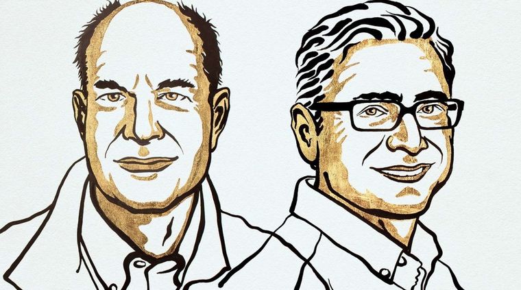 David Julius y Ardem Patapoutian, ganadores. Foto: Niklas Elmehed | Instituto Karolinska