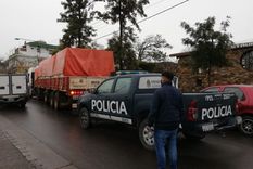 El momento de la detención en 2020