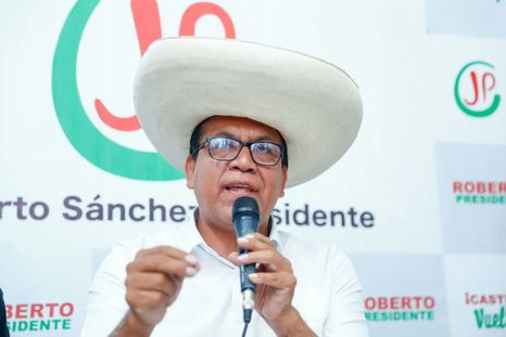 Roberto Sánchez, candidato a presidente de Perú. Roberto Sánchez, candidato a presidente de Perú.