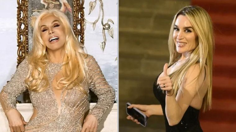 La mítica conductora y la humorista, enfrentadas.