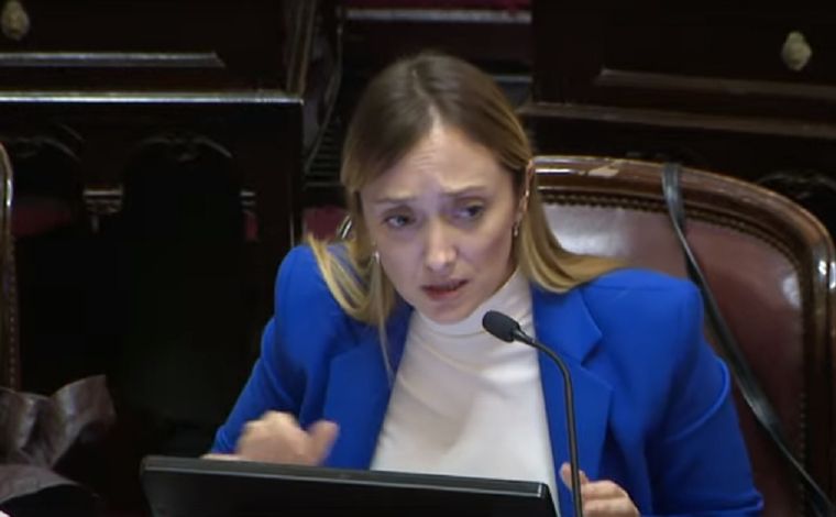 La senadora nacional mendocina Anabel Fernández Sagasti (UxP) Foto: Captura de video