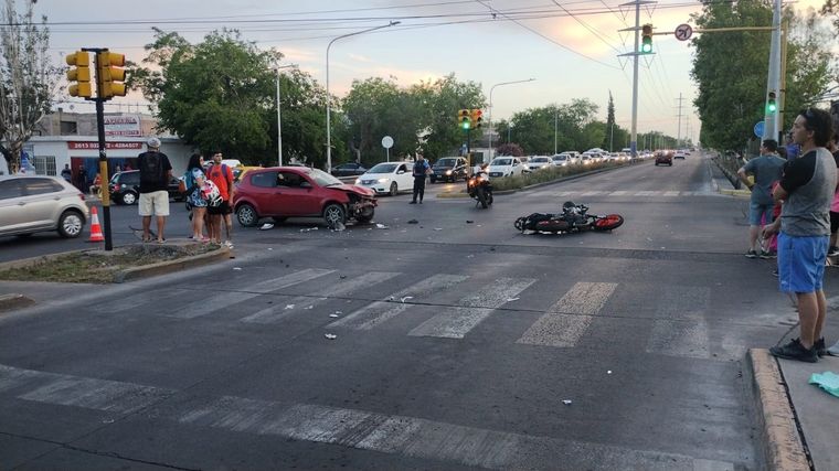 Los rodados que participaron del accidente. Foto: Gentileza