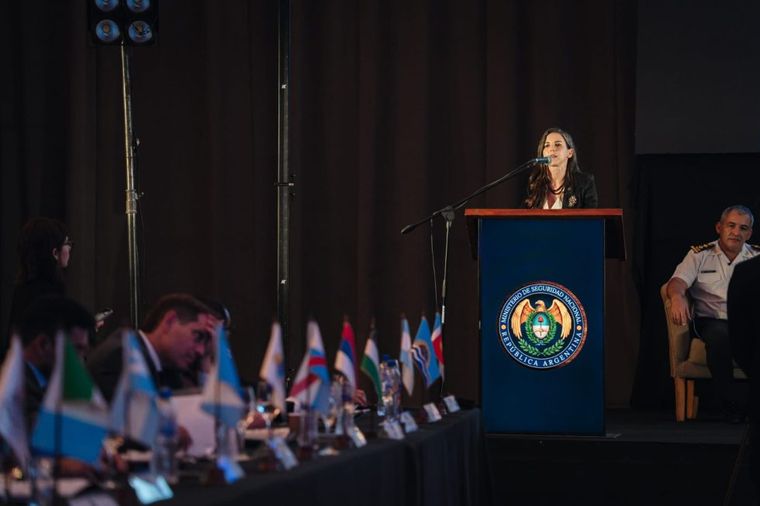 La ministra de Seguridad, Mercedes Rus. La ministra de Seguridad, Mercedes Rus.