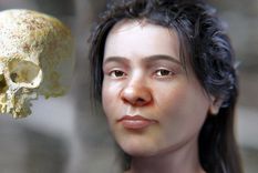 mujer Edad de Bronce Así quedó la reconstrucción facial de Ava. Foto: Arc-Team Brazil