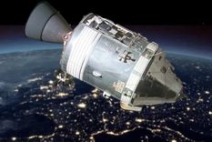 La misión Apolo 13 no llegó a su destino a la superficie lunar, pero se hizo célebre por su regreso a la Tierra en condiciones límite. Foto: Nasa.