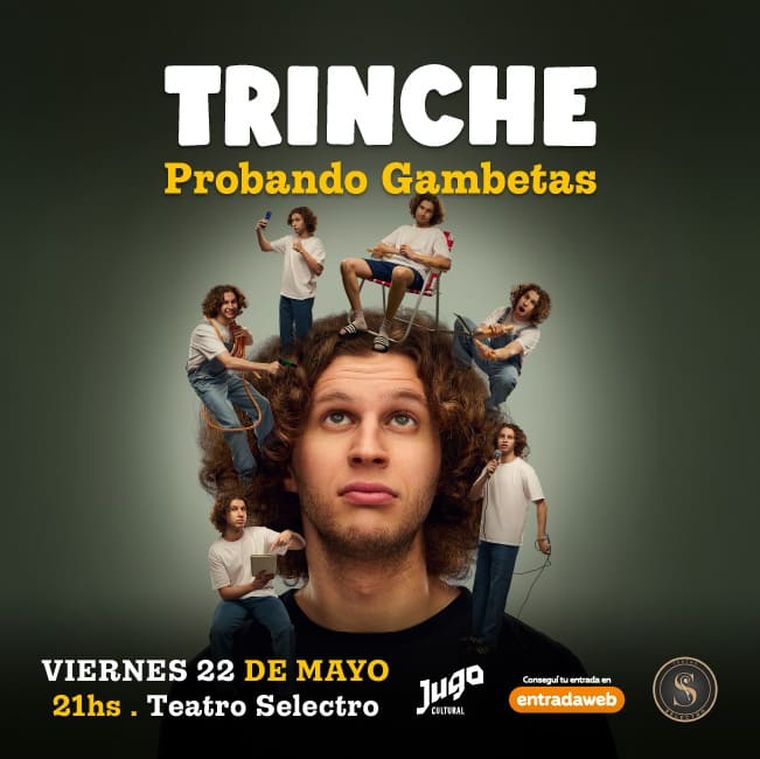 El Trinche se presenta con su espectáculo de humor. El Trinche se presenta con su espectáculo de humor.