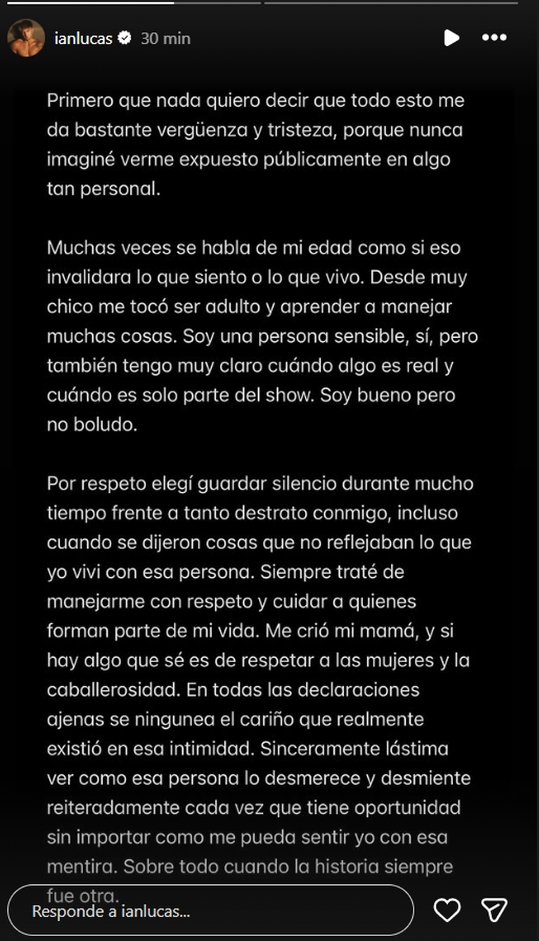 Ian Lucas estalló contra Evangelina Anderson. Ian Lucas estalló contra Evangelina Anderson. 