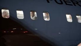 Colombia recibe a 110 ciudadanos reportados de EE.UU. en un nuevo vuelo humanitario. Foto: Cancillería. Colombia recibe a 110 ciudadanos reportados de EE.UU. en un nuevo vuelo humanitario. Foto: Cancillería.