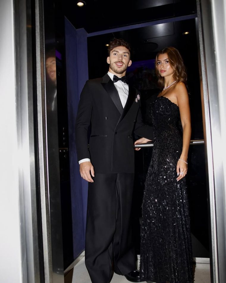 Pierre Gasly y Francisca Cerqueira Gomes. Pierre Gasly y Francisca Cerqueira Gomes.