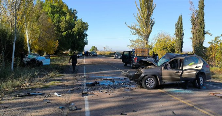 En este tramo además, circulan muchos camiones por su conexión con una ciudad agropecuaria Foto: X