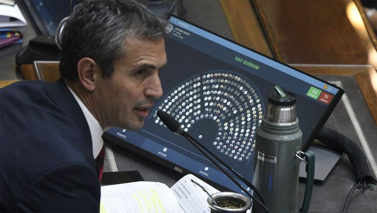 La votación que podría anticipar el resultado de la ley ómnibus Foto: Juan Mateo Aberastain/MDZ