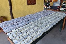 El hallazgo de más de 500 millones de pesos en efectivo sin declarar encendió las alarmas sobre una posible maniobra de lavado de activos. Foto: Gendarmería Nacional