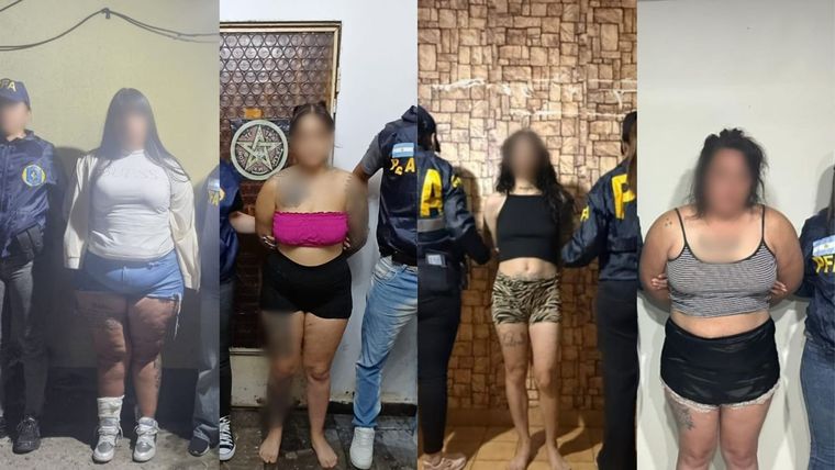 Las cuatro recaudadoras. Las cuatro recaudadoras.