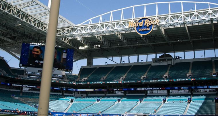 El Hard Rock, donde Argentina ganó la Copa América, será una de las sedes. Foto: Archivo