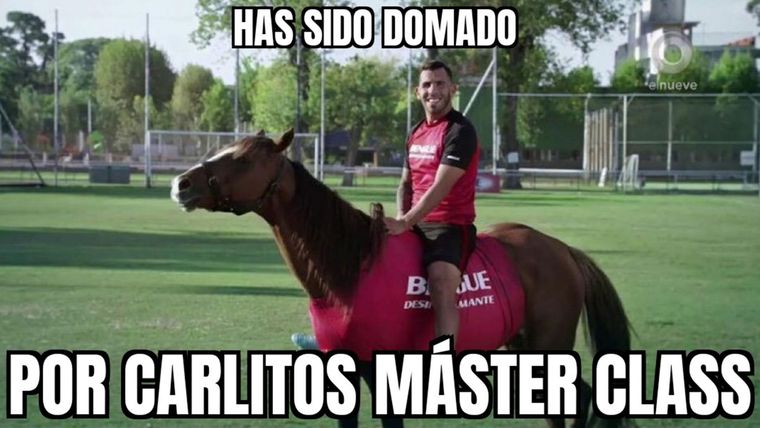 Tevez, protagonista en los memes de los hinchas de Independiente