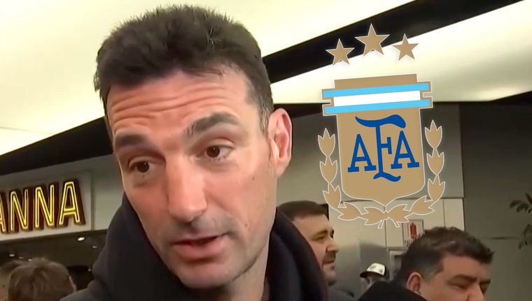 Lionel Scaloni ya está en el país, de cara a la doble fecha de Eliminatorias. Foto: Captura TyC Sports y Paladar Negro