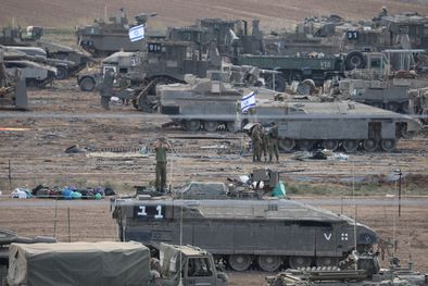 MDZol | El ejército israelí se prepara para una ofensiva terrestre sobre Gaza. Foto: EFE