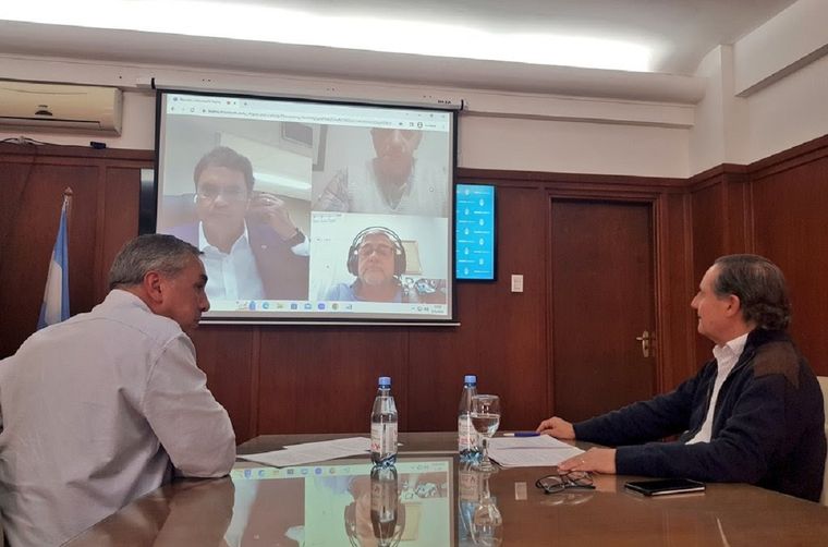 Avances en la reunión que tuvo lugar para fomentar las exportaciones a Brasil. Foto: Gentileza ProMendoza