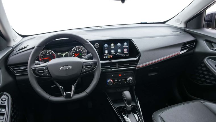 Interior de la Chevrolet Montana RS Foto: Chevrolet