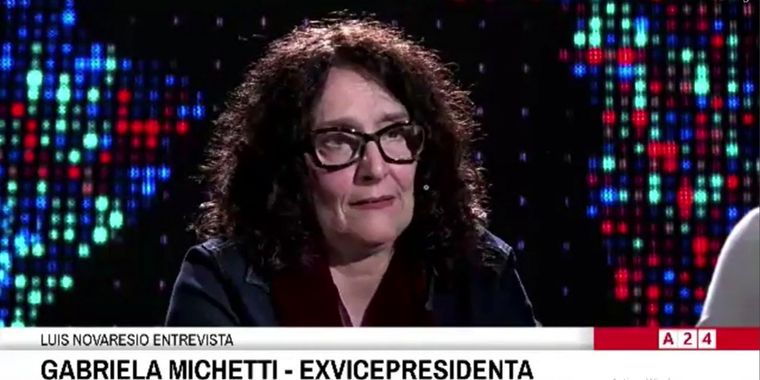 Gabriela Michetti habló sobre la fallida sesión en el Senado sobre Ficha Limpia. Foto: Captura de pantalla