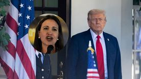 Donald Trump y María Corina Machado.