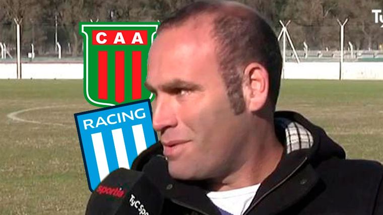 Grobocopatel, fanático de Racing, aseguró que no gritará un gol de Agropecuario, equipo del cual es fundador y presidente.