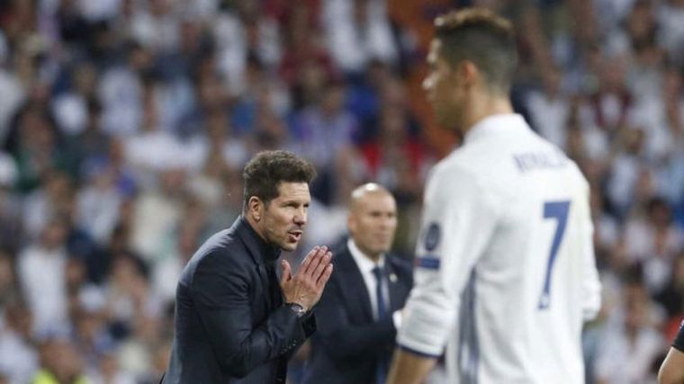 CR7 fue verdugo del Cholo en cinco ocasiones: cuatro con Real Madrid y una con Juventus. Foto: publicada en Marca