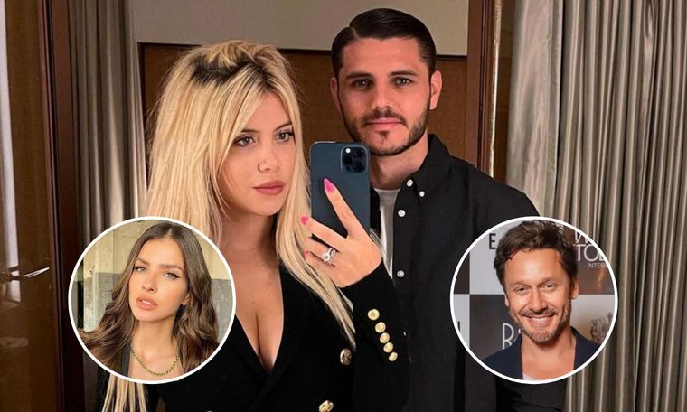 Wanda Nara y Benjamín Vicuña: ¿aliados?. Créditos: Archivo MDZ